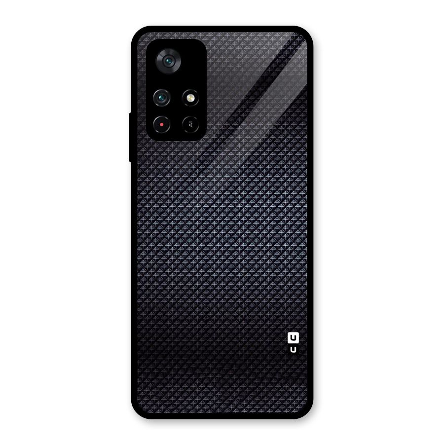 Black Diamond Glass Back Case for Poco M4 Pro 5G