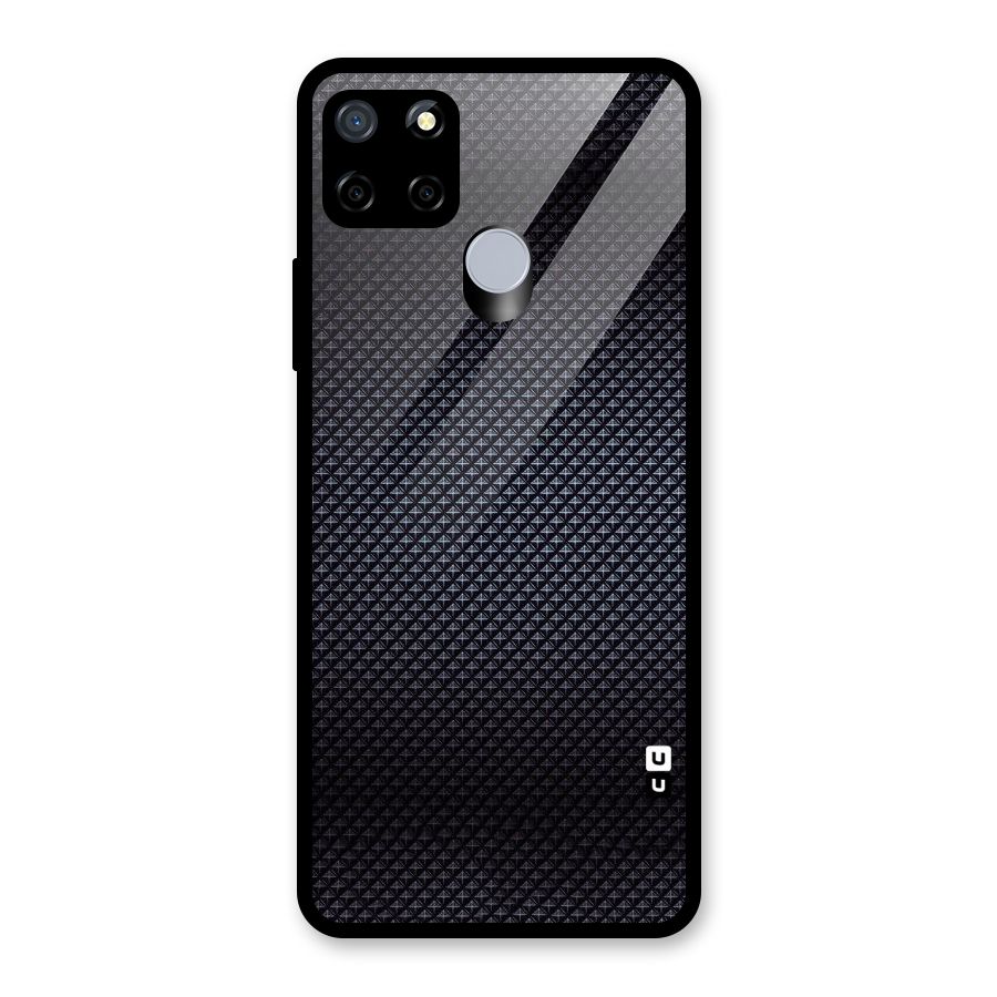 Black Diamond Glass Back Case for Realme C12