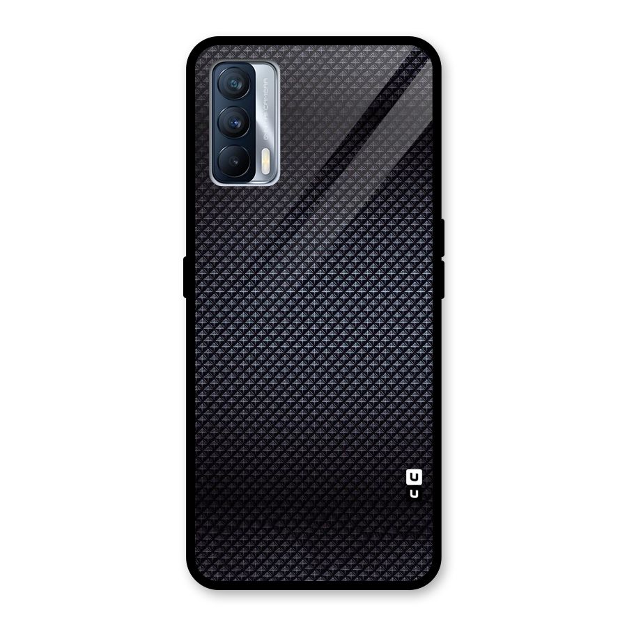 Black Diamond Glass Back Case for Realme X7