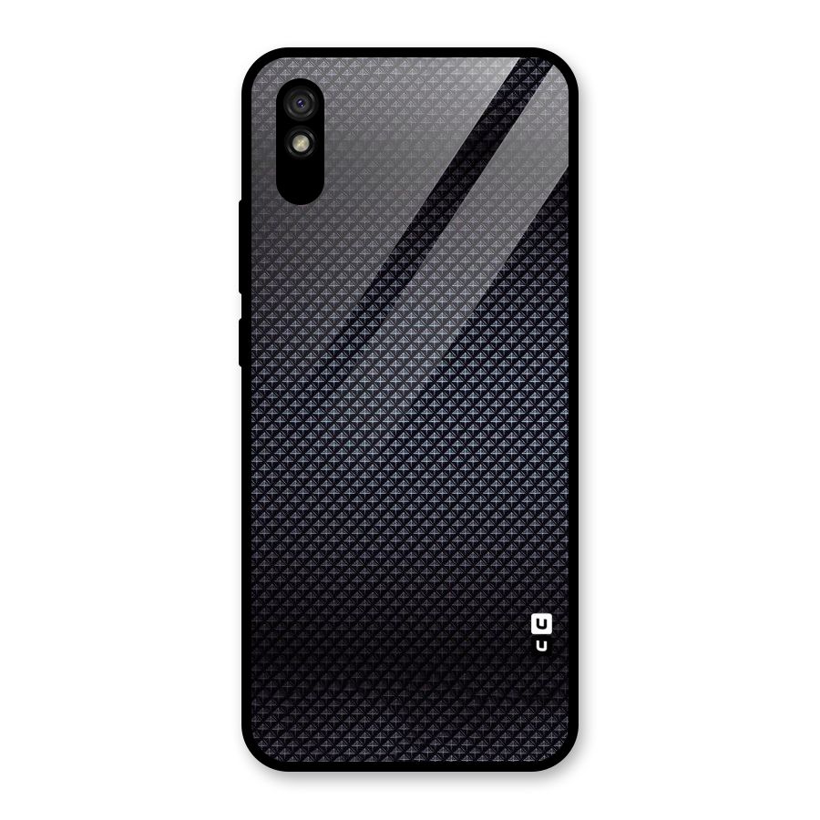 Black Diamond Glass Back Case for Redmi 9i