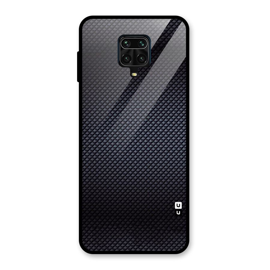 Black Diamond Glass Back Case for Redmi Note 9 Pro Max