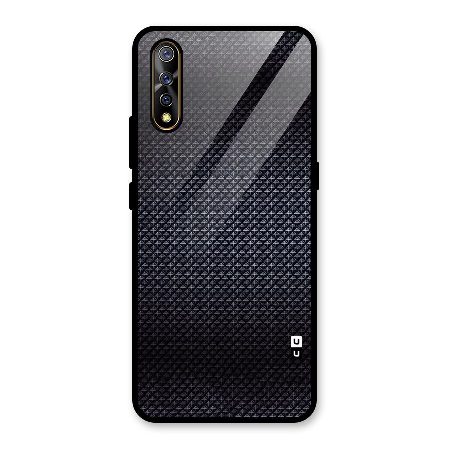 Black Diamond Glass Back Case for Vivo S1