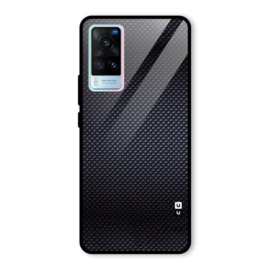 Black Diamond Glass Back Case for Vivo X60