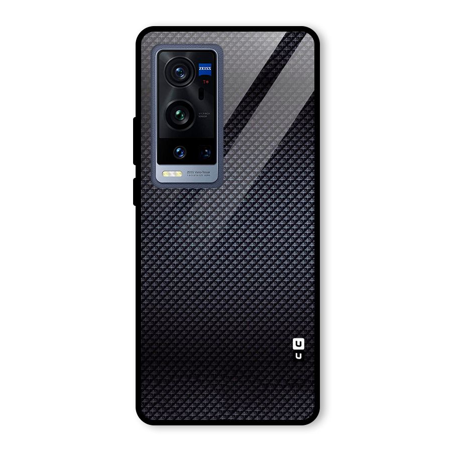Black Diamond Glass Back Case for Vivo X60 Pro Plus