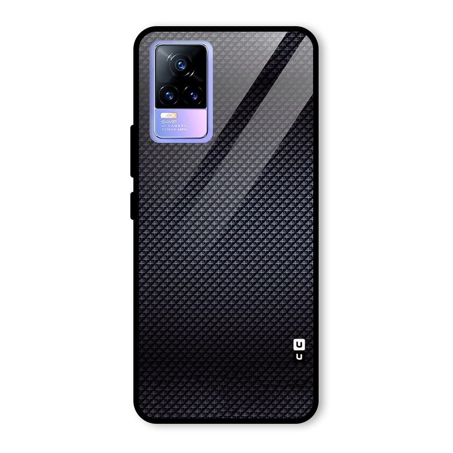 Black Diamond Glass Back Case for Vivo Y73