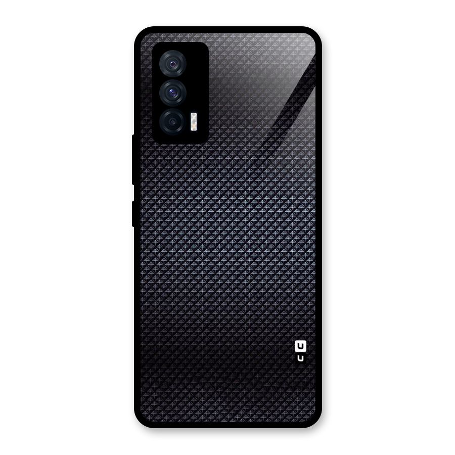 Black Diamond Glass Back Case for Vivo iQOO 7 5G