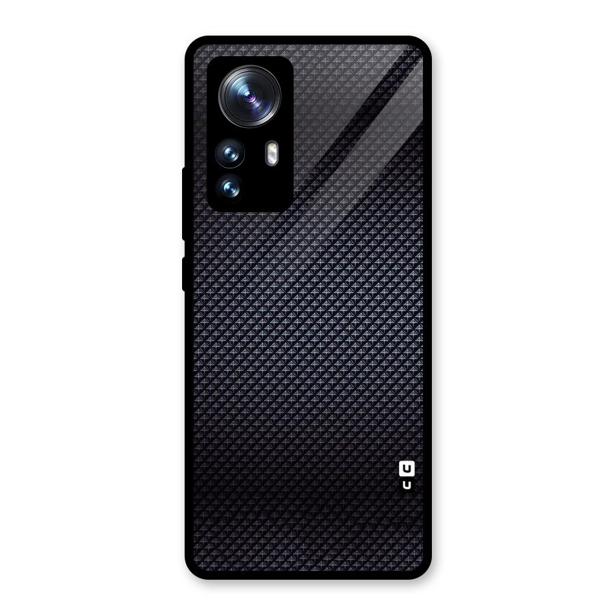 Black Diamond Glass Back Case for Xiaomi 12 Pro