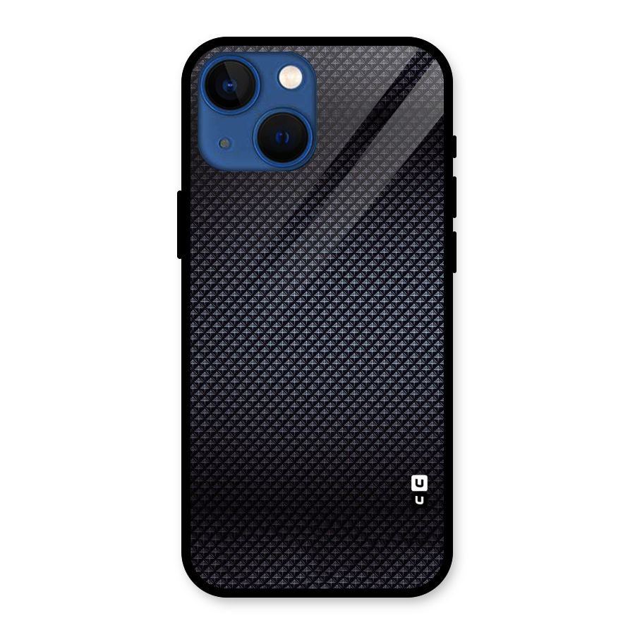 Black Diamond Glass Back Case for iPhone 13 Mini