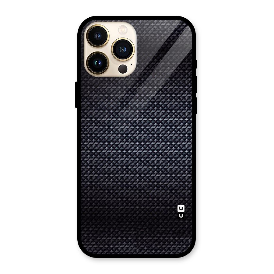 Black Diamond Glass Back Case for iPhone 13 Pro Max