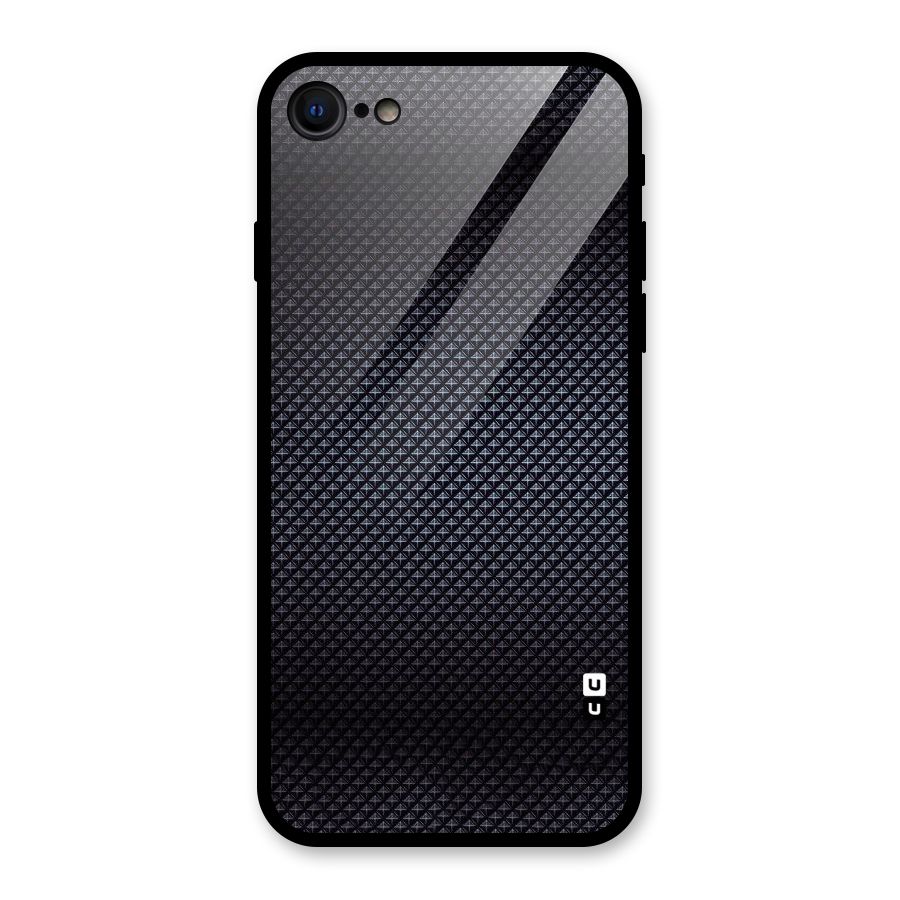 Black Diamond Glass Back Case for iPhone SE 2022