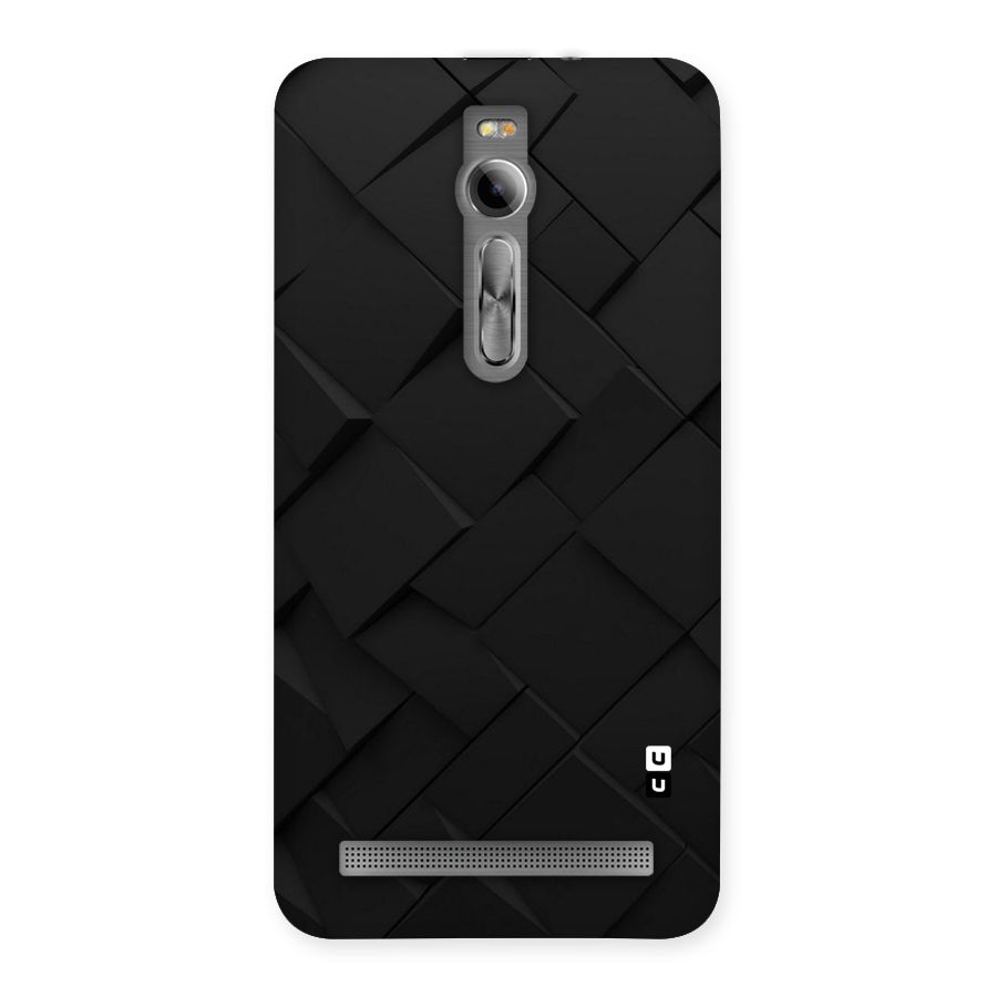 Black Elegant Design Back Case for Asus Zenfone 2