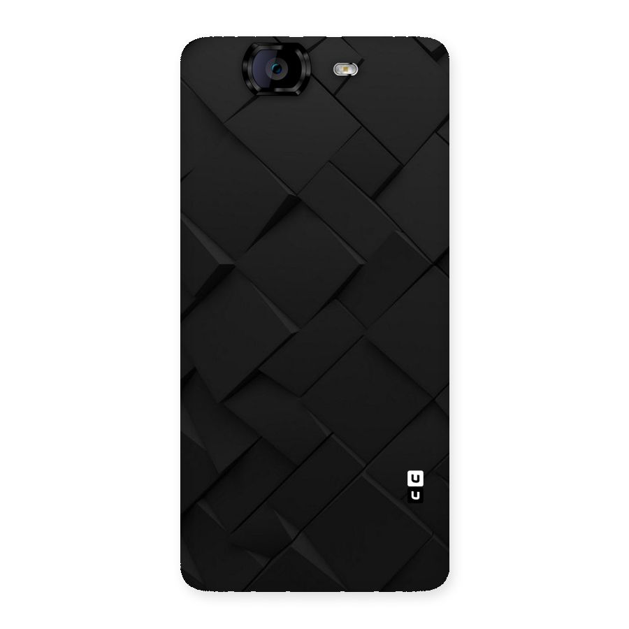 Black Elegant Design Back Case for Canvas Knight A350