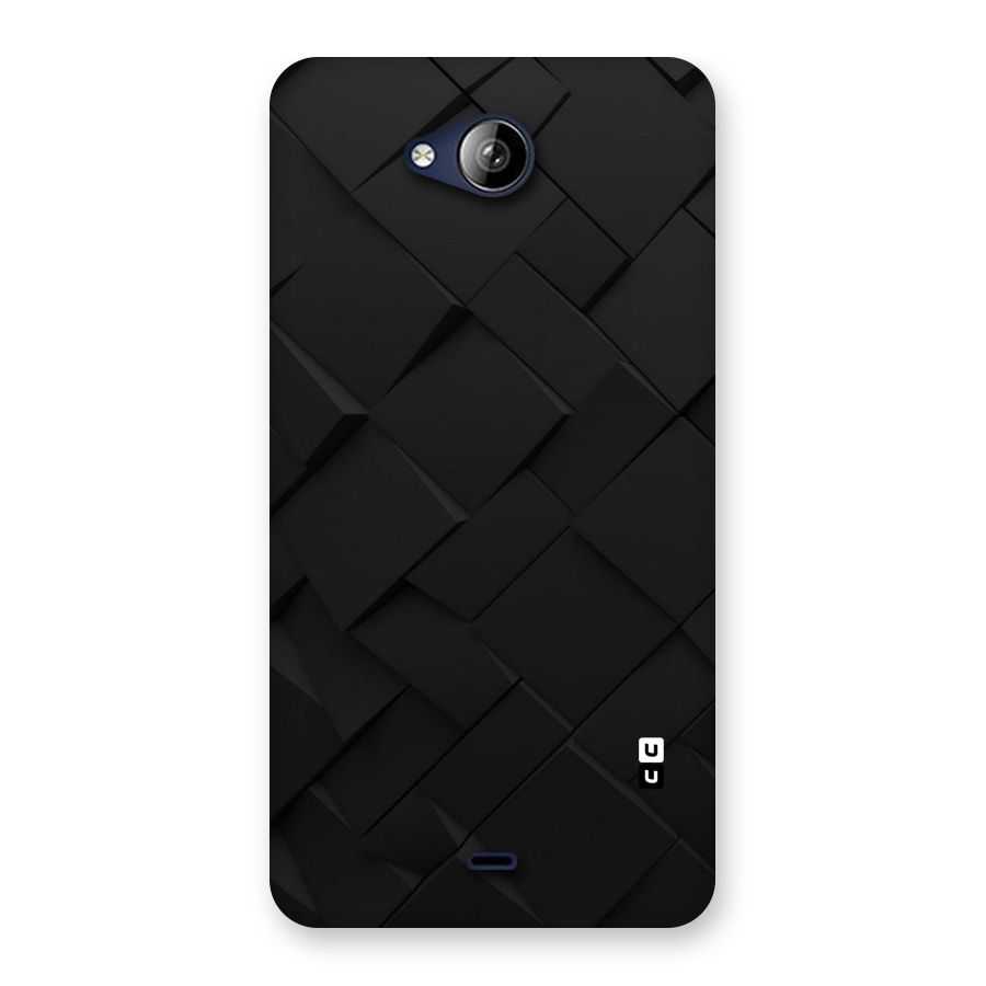 Black Elegant Design Back Case for Canvas Play Q355