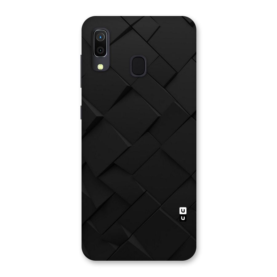 Black Elegant Design Back Case for Galaxy A30