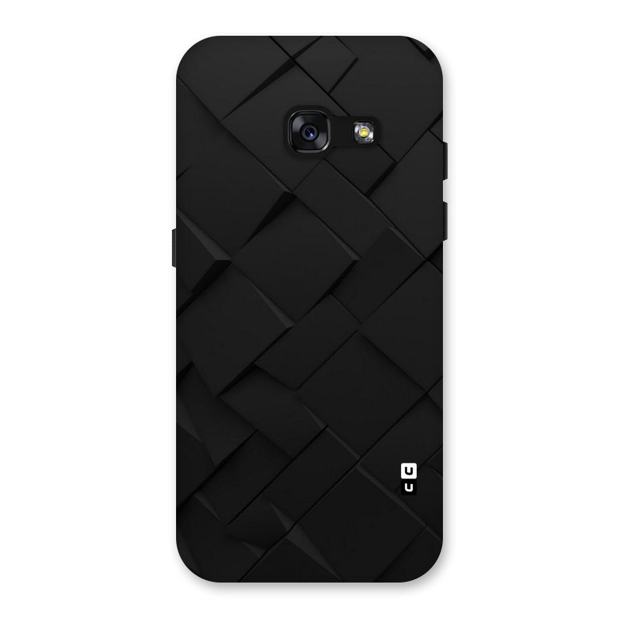 Black Elegant Design Back Case for Galaxy A3 (2017)
