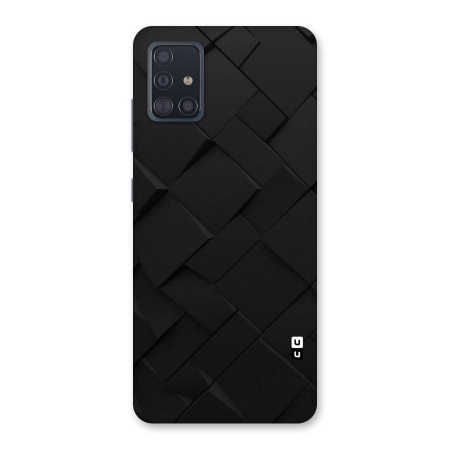 Black Elegant Design Back Case for Galaxy A51
