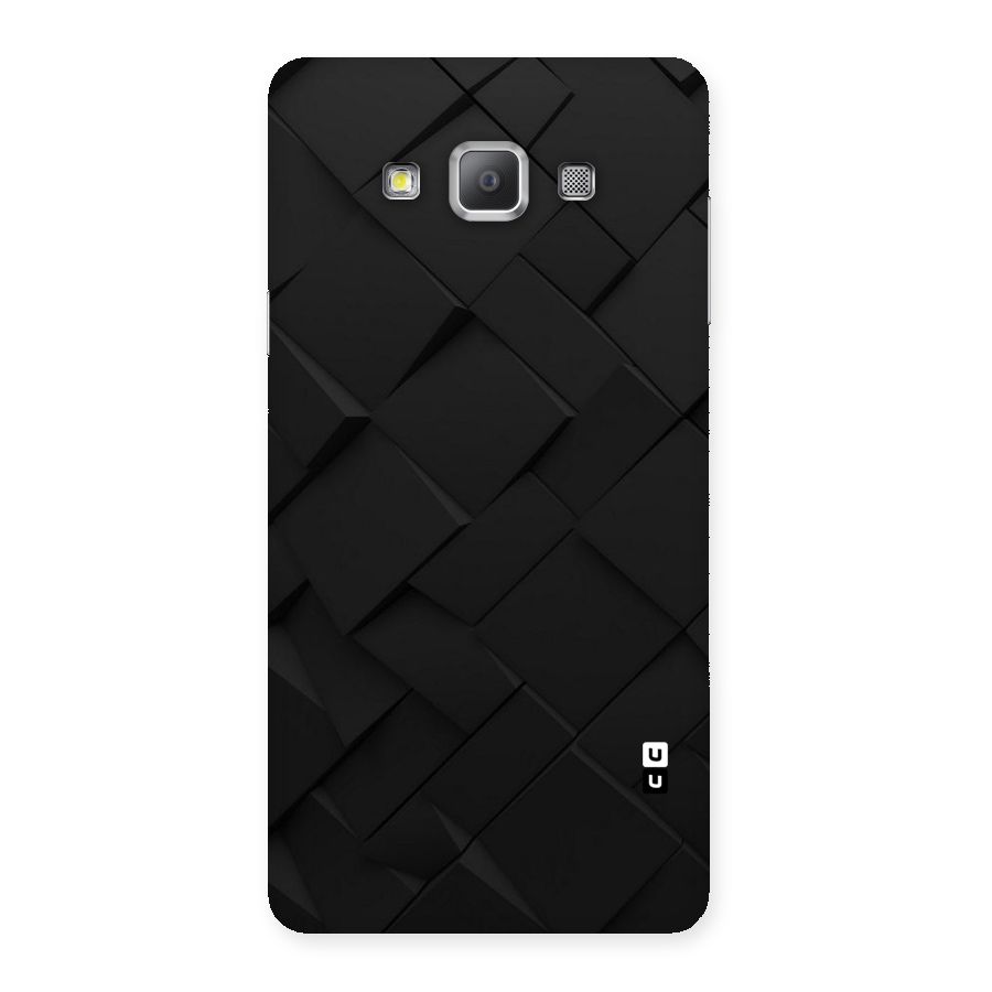 Black Elegant Design Back Case for Galaxy A7