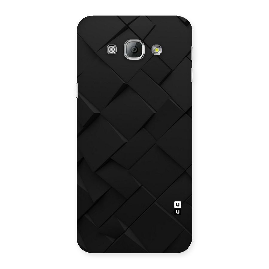 Black Elegant Design Back Case for Galaxy A8