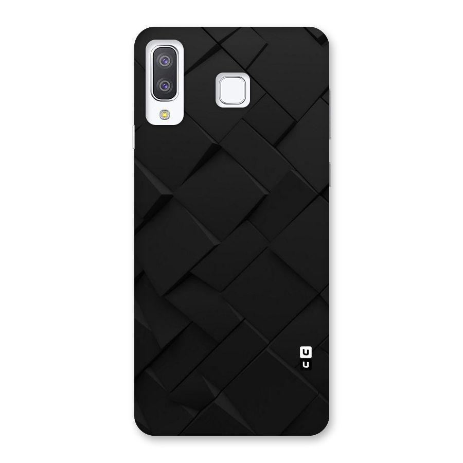 Black Elegant Design Back Case for Galaxy A8 Star
