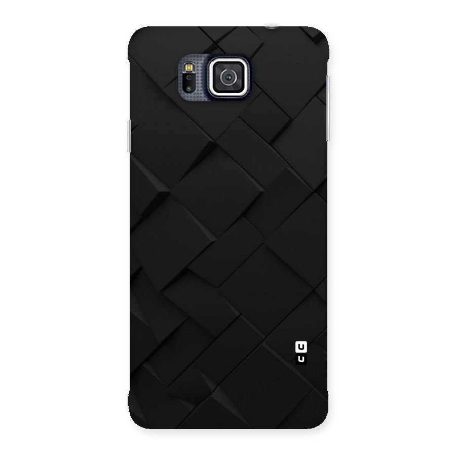 Black Elegant Design Back Case for Galaxy Alpha