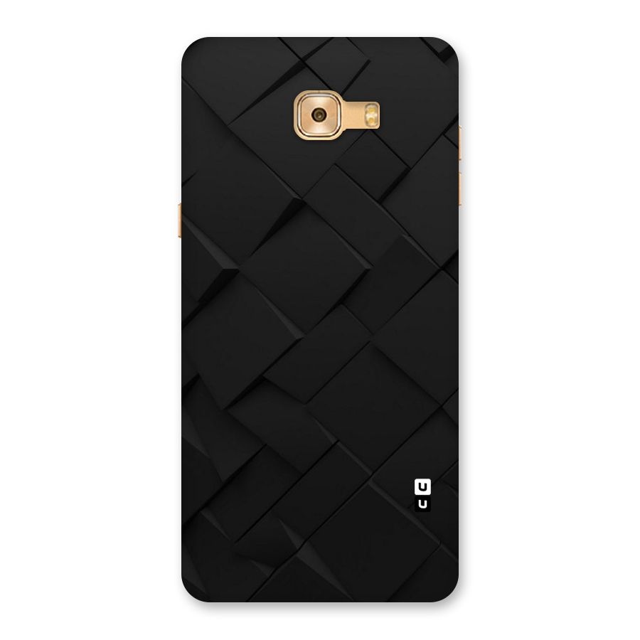 Black Elegant Design Back Case for Galaxy C9 Pro