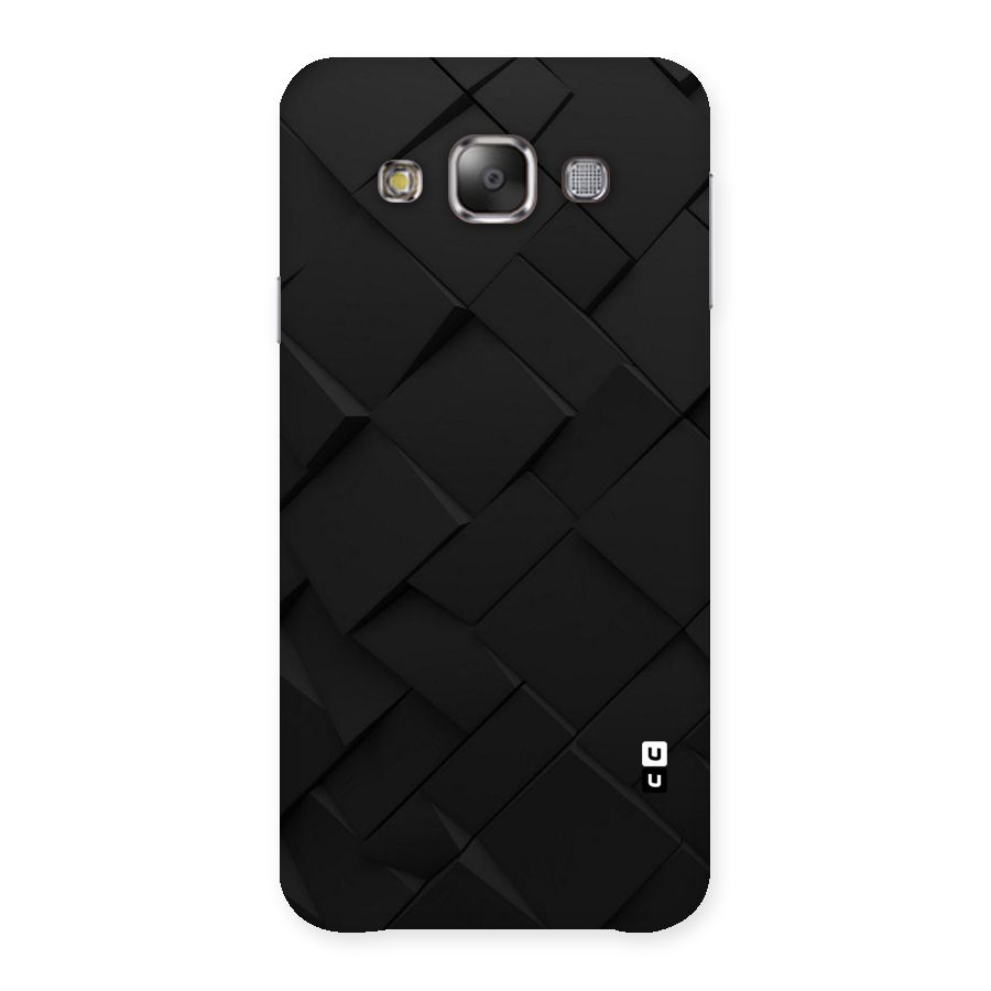 Black Elegant Design Back Case for Galaxy E7