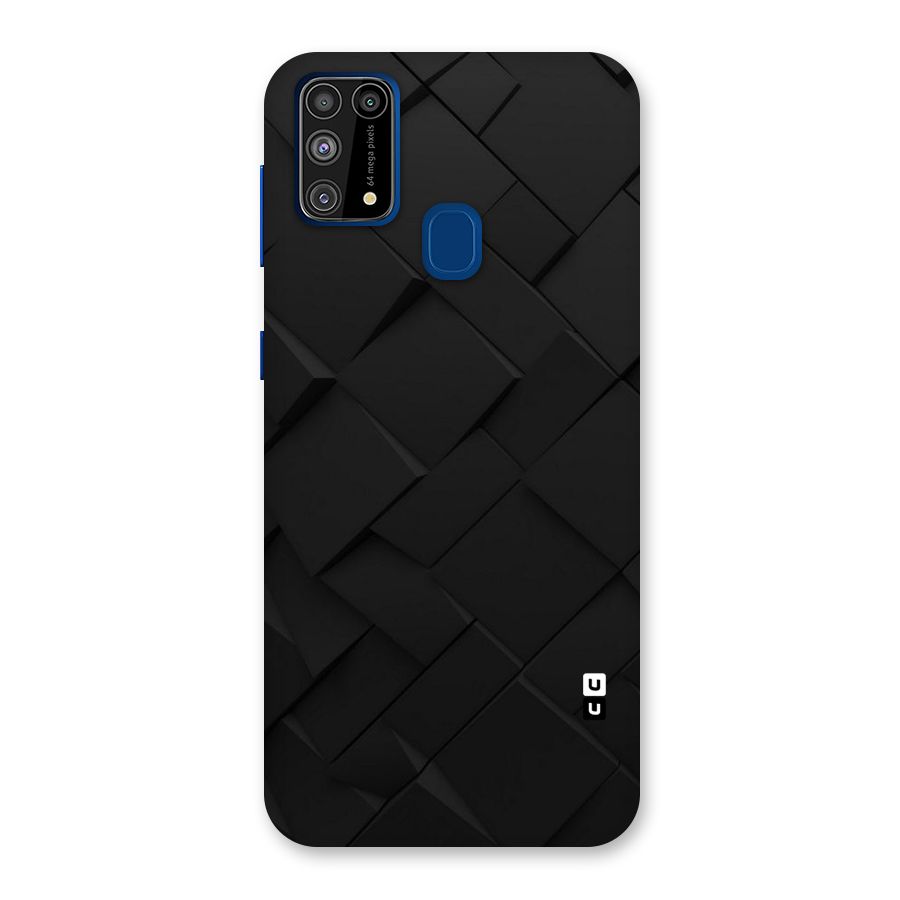 Black Elegant Design Back Case for Galaxy F41