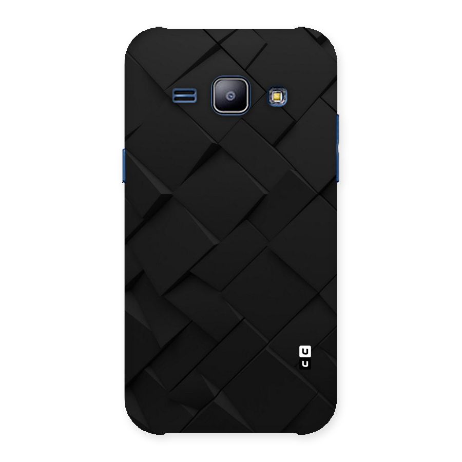 Black Elegant Design Back Case for Galaxy J1