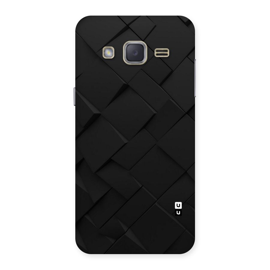 Black Elegant Design Back Case for Galaxy J2