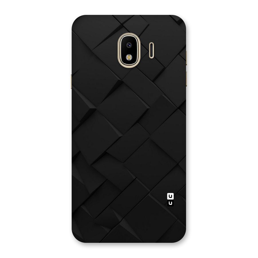 Black Elegant Design Back Case for Galaxy J4