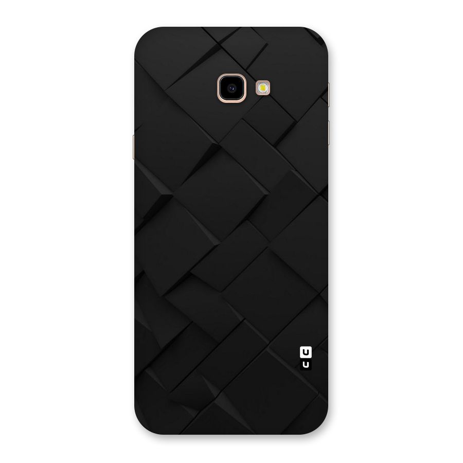 Black Elegant Design Back Case for Galaxy J4 Plus