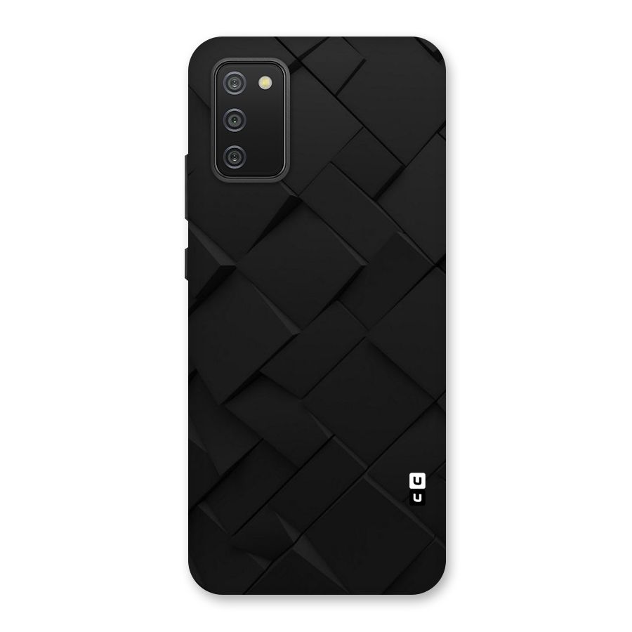 Black Elegant Design Back Case for Galaxy M02s