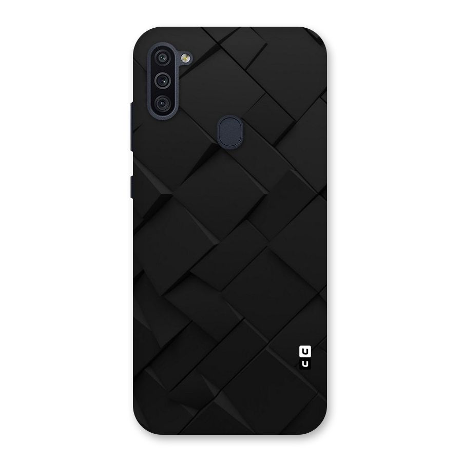 Black Elegant Design Back Case for Galaxy M11