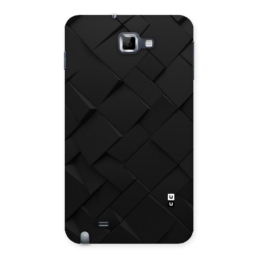 Black Elegant Design Back Case for Galaxy Note