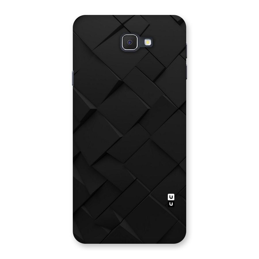 Black Elegant Design Back Case for Galaxy On7 2016