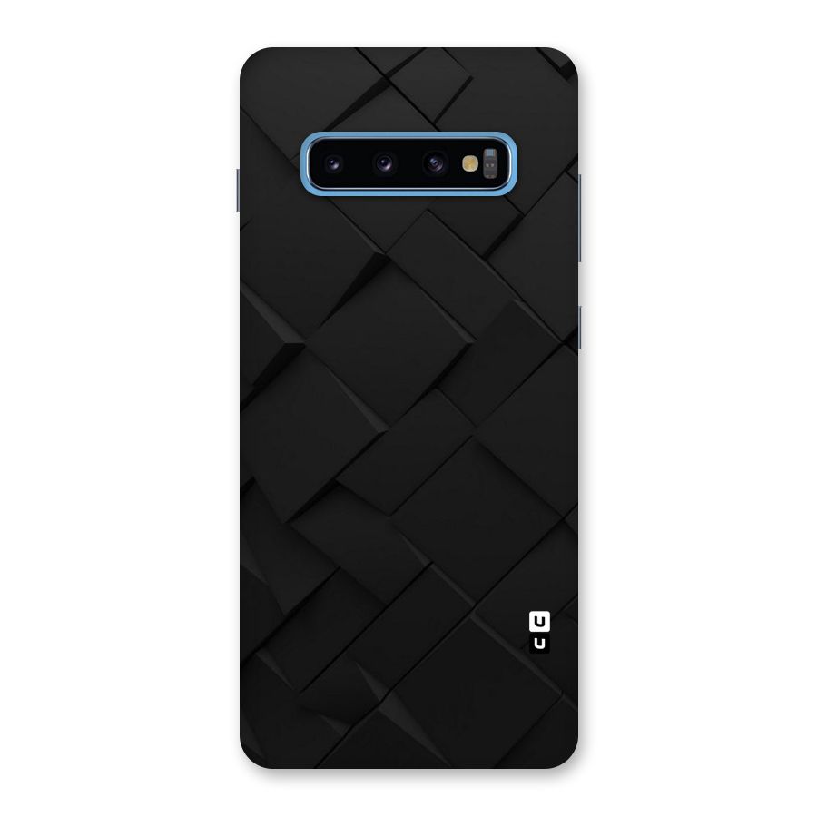 Black Elegant Design Back Case for Galaxy S10 Plus