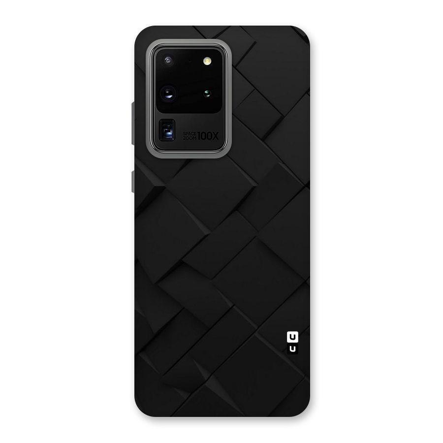 Black Elegant Design Back Case for Galaxy S20 Ultra