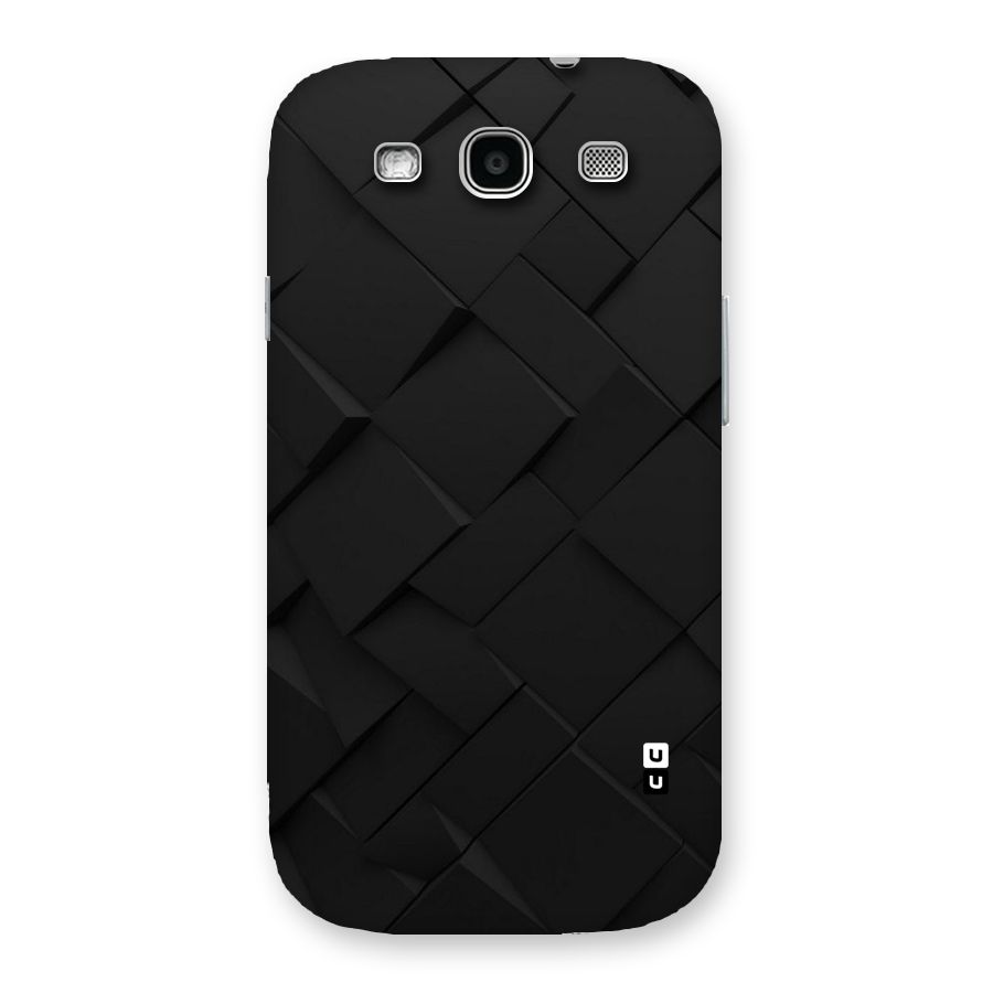 Black Elegant Design Back Case for Galaxy S3