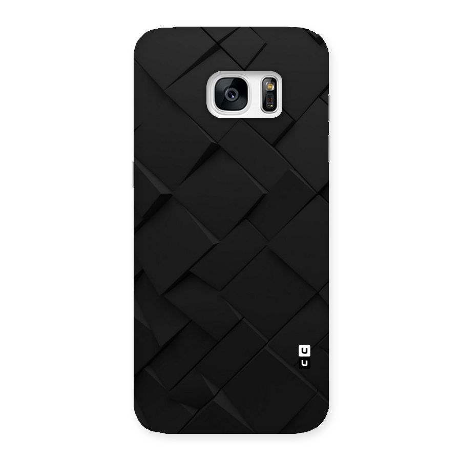 Black Elegant Design Back Case for Galaxy S7 Edge