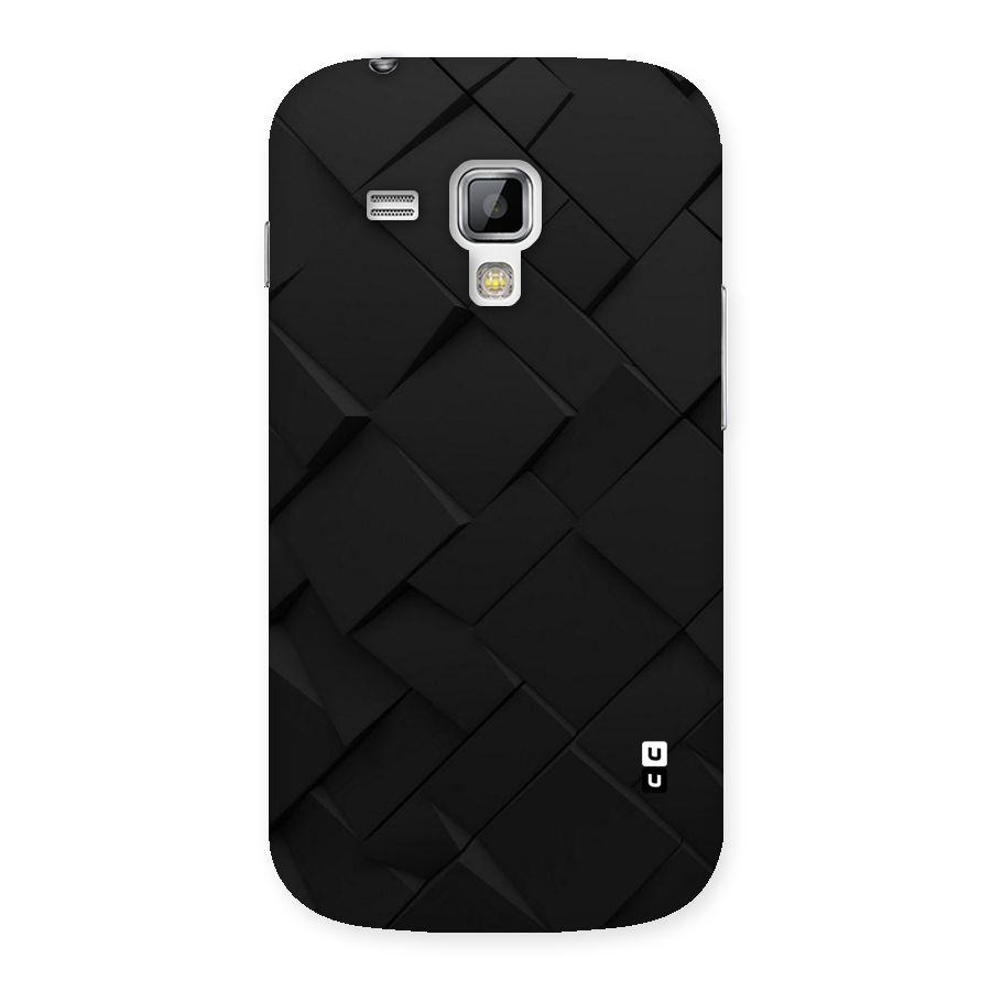 Black Elegant Design Back Case for Galaxy S Duos
