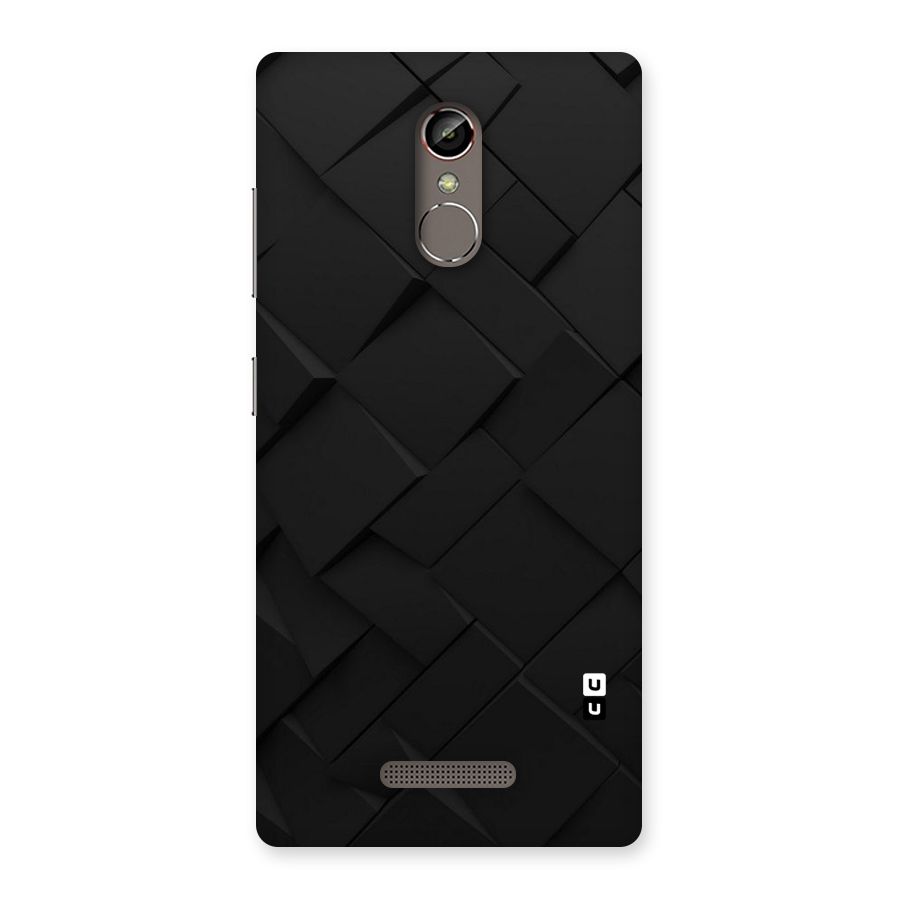 Black Elegant Design Back Case for Gionee S6s