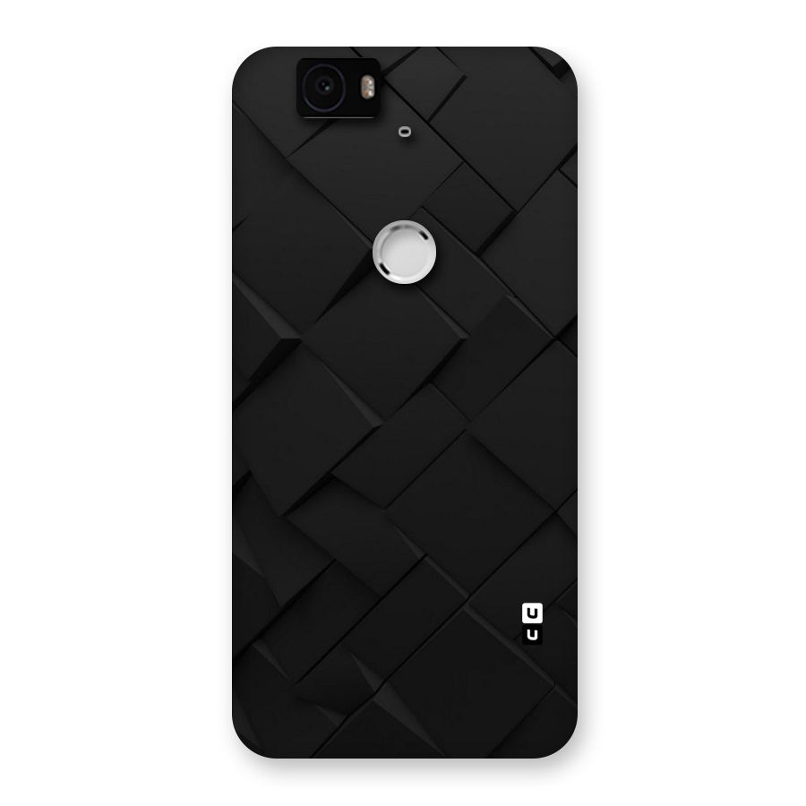 Black Elegant Design Back Case for Google Nexus-6P