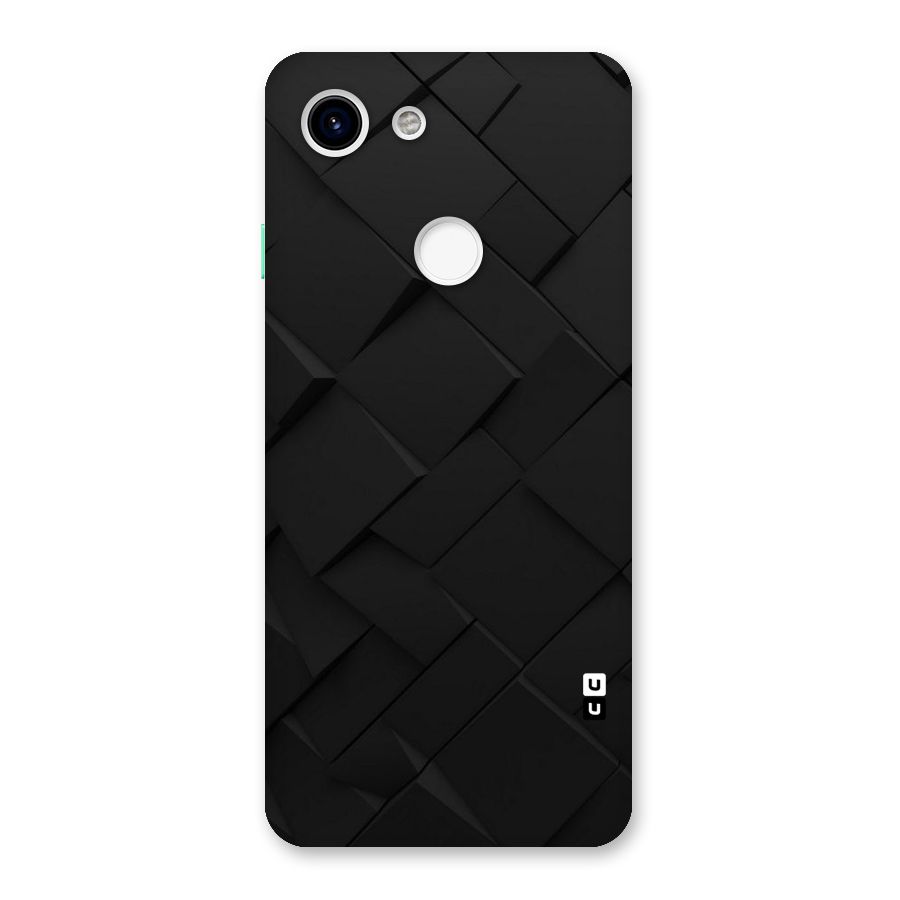 Black Elegant Design Back Case for Google Pixel 3