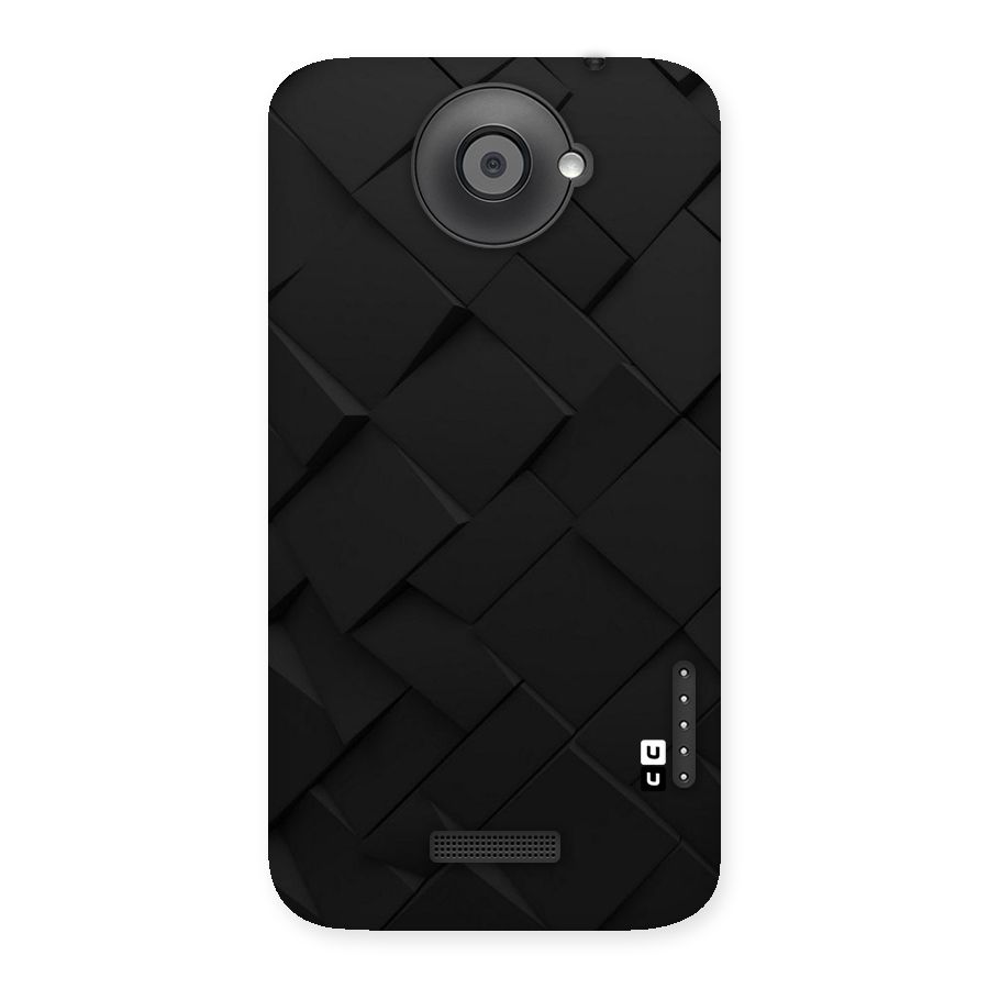 Black Elegant Design Back Case for HTC One X