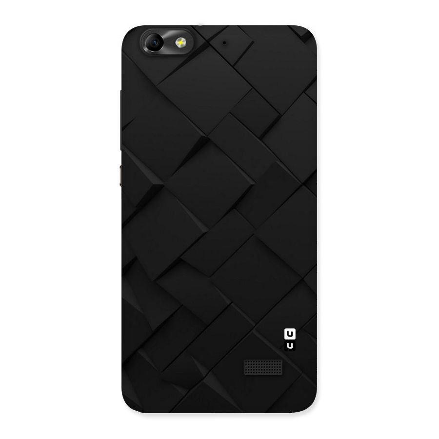 Black Elegant Design Back Case for Honor 4C