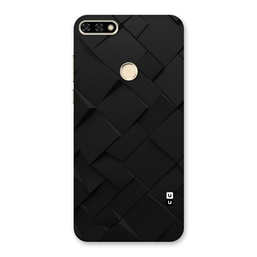 Black Elegant Design Back Case for Honor 7A