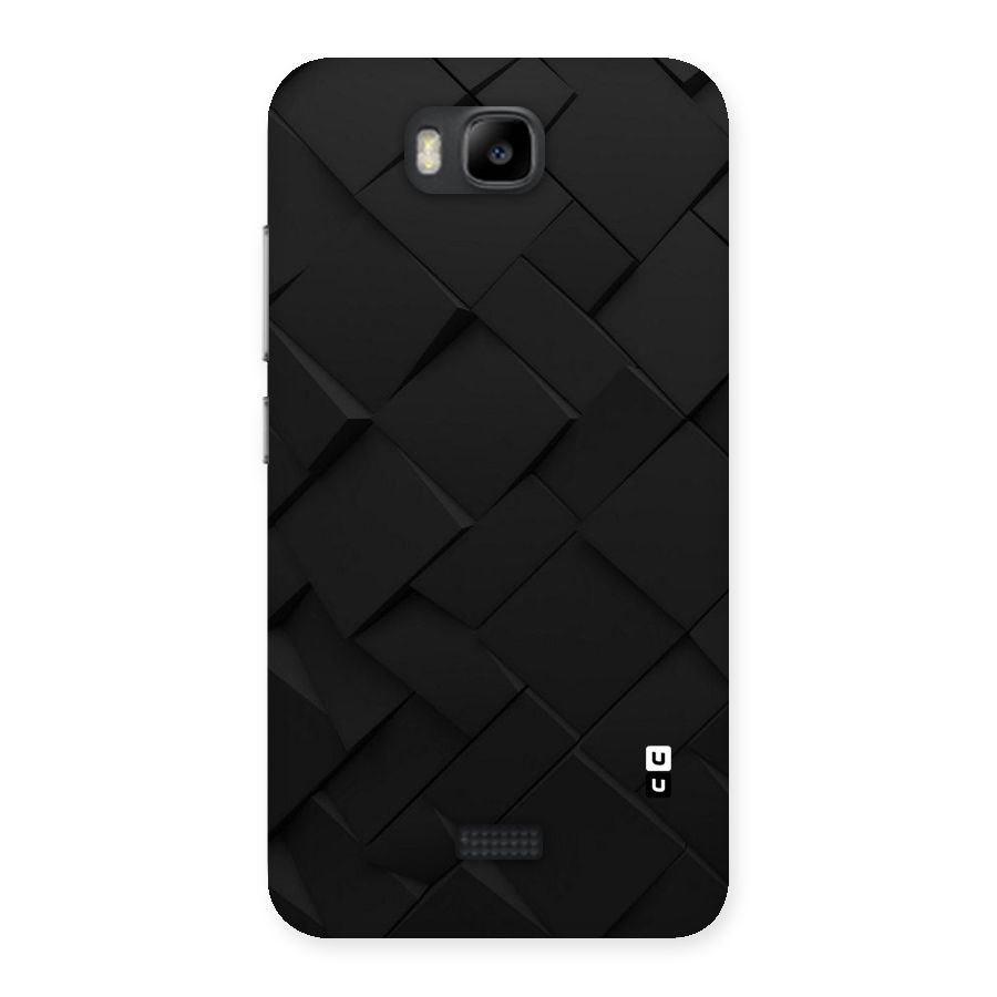 Black Elegant Design Back Case for Honor Bee