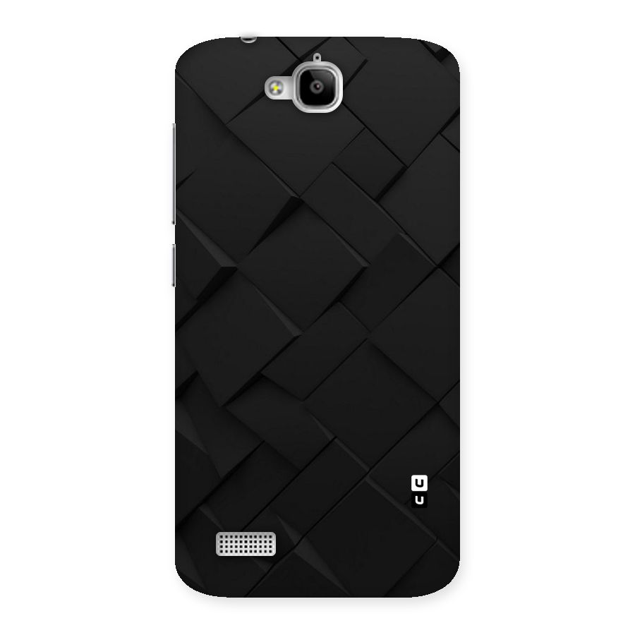 Black Elegant Design Back Case for Honor Holly