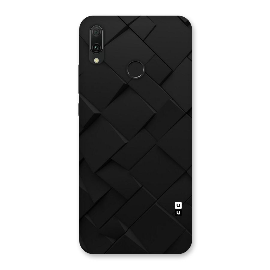 Black Elegant Design Back Case for Huawei Y9 (2019)
