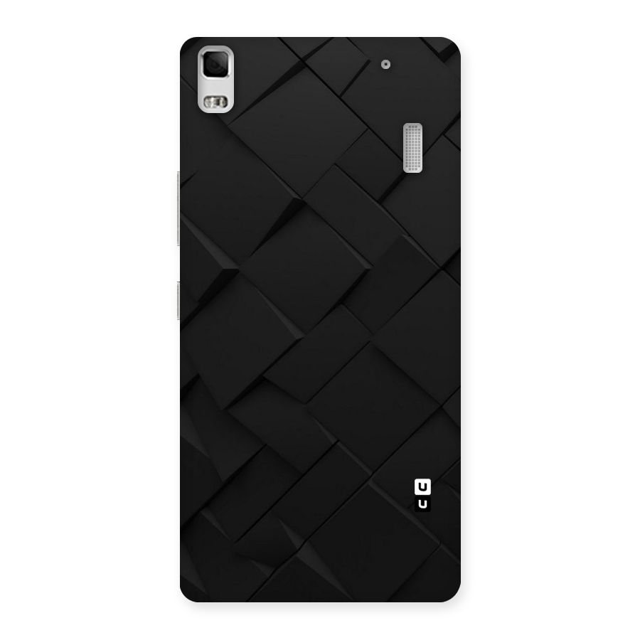 Black Elegant Design Back Case for Lenovo K3 Note